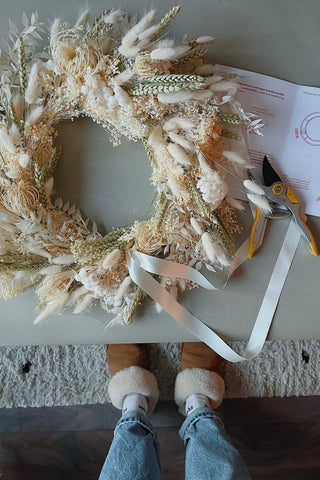 Dried DIY Christmas Wreath Kit