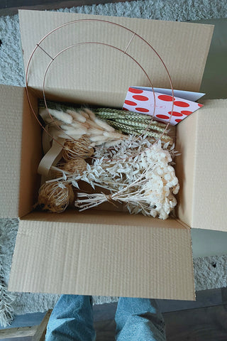 Dried DIY Christmas Wreath Kit