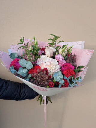 Valentine's Day Mixed Seasonal Bouquet (Pre-Order + Collect)