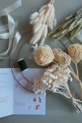 Dried DIY Christmas Wreath Kit