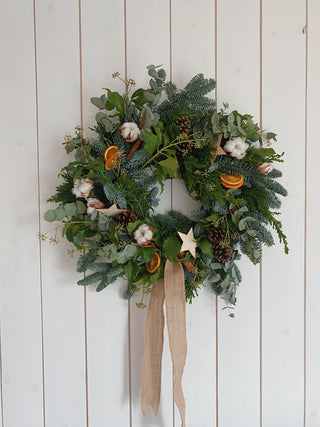 DIY Fresh Christmas Wreath Kit