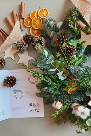 Fresh DIY Christmas Wreath Kit
