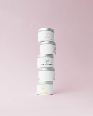 Plum & Rhubarb Tin Candle