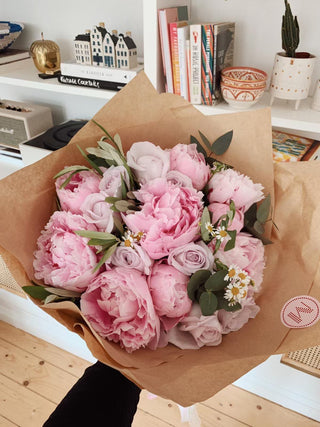 Peonies and Prosecco Bouquet Making Workshop at House Of NAF!