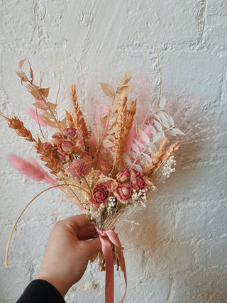 Dried Flower Girl Bouquet - MUD Urban Flowers