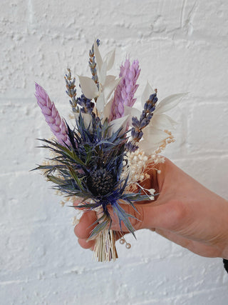 Dried Buttonhole / Pin On Corsage - MUD Urban Flowers