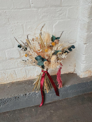 Dried Bridal Bouquet - MUD Urban Flowers