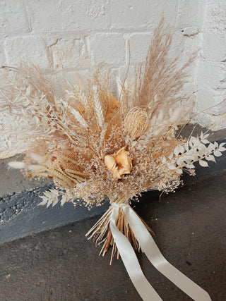Dried Bridal Bouquet - MUD Urban Flowers