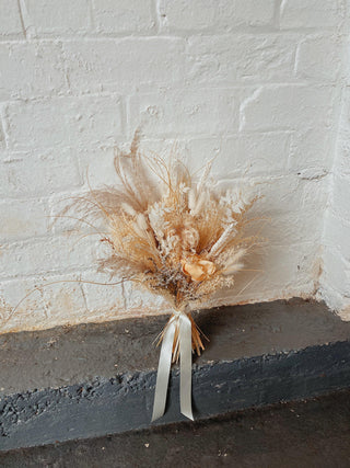 Dried Flower Girl Bouquet - MUD Urban Flowers