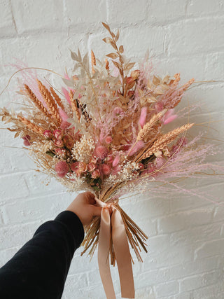 Dried Bridal Bouquet - MUD Urban Flowers