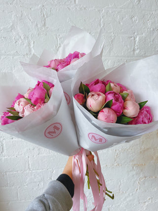 Pink and Hot Pink Peony Bunch U.K.