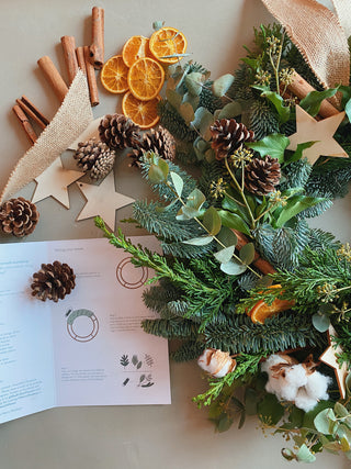 DIY Fresh Christmas Wreath Kit