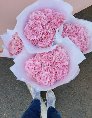 Pink Hydrangea Bouquet