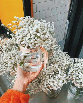 3 x Wedding Flower Jars - MUD Urban Flowers